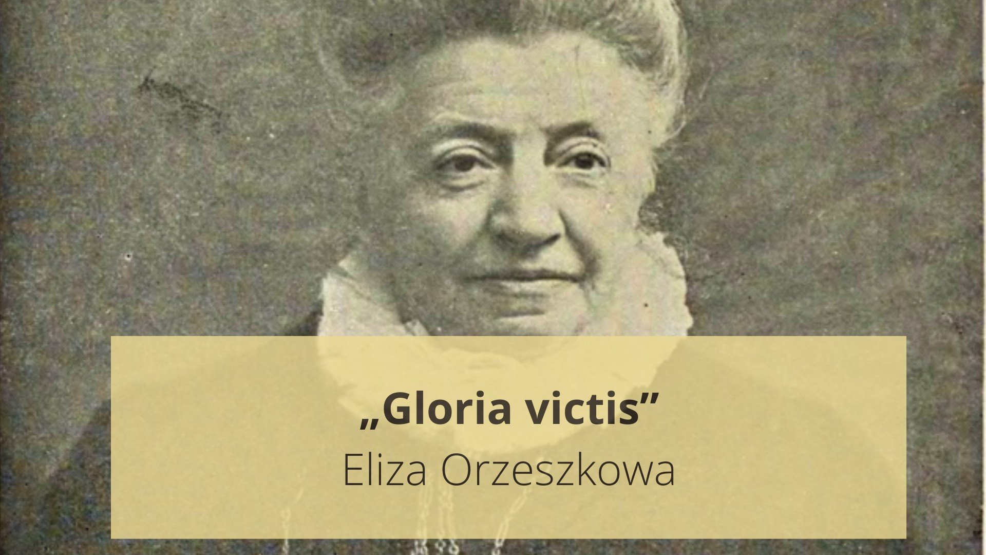 Kto Jest Narratorem W Gloria Victis