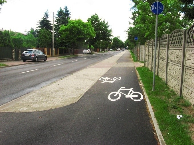 Ścieżka rowerowa na Leszczyńskiej gotowa