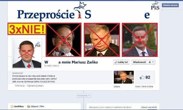 Obrażają włodawskiego radnego PiS na facebooku