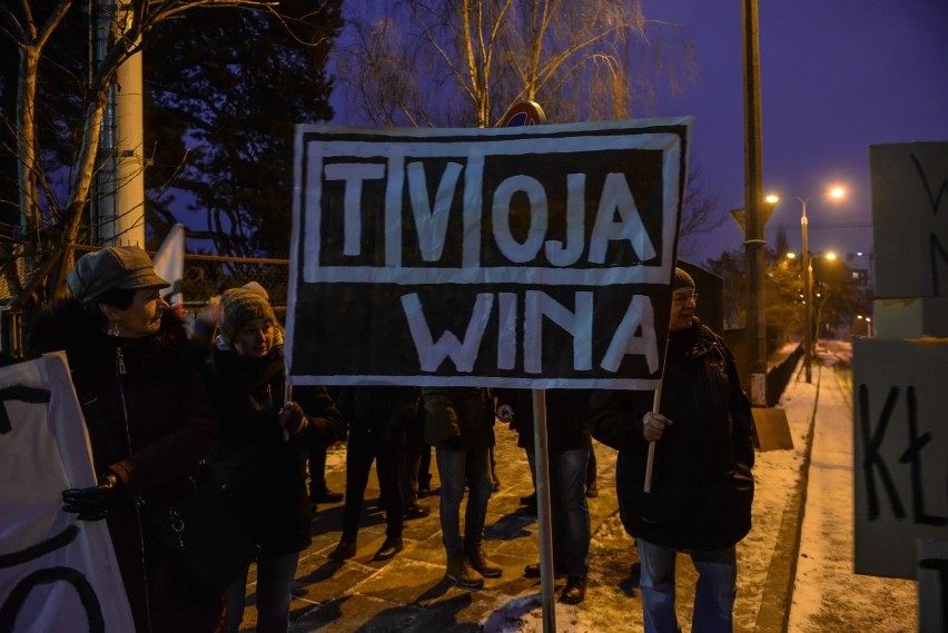 Protest przeciwko mowie nienawiści w TVP, 26.01.2019