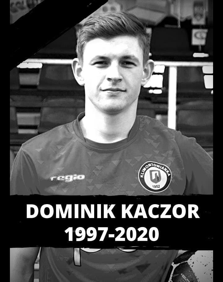 W piątek w Chobrzanach odbędzie się pogrzeb Dominika Kaczora, piłkarza Klimontowianki Klimontów. Zmarł w Holandii w wieku 23 lat [ZDJĘCIA]