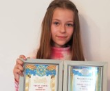 Podwójny międzynarodowy sukces Emilii Piętak ze szkoły w Adamowie w gminie Brody (WIDEO, ZDJĘCIA)
