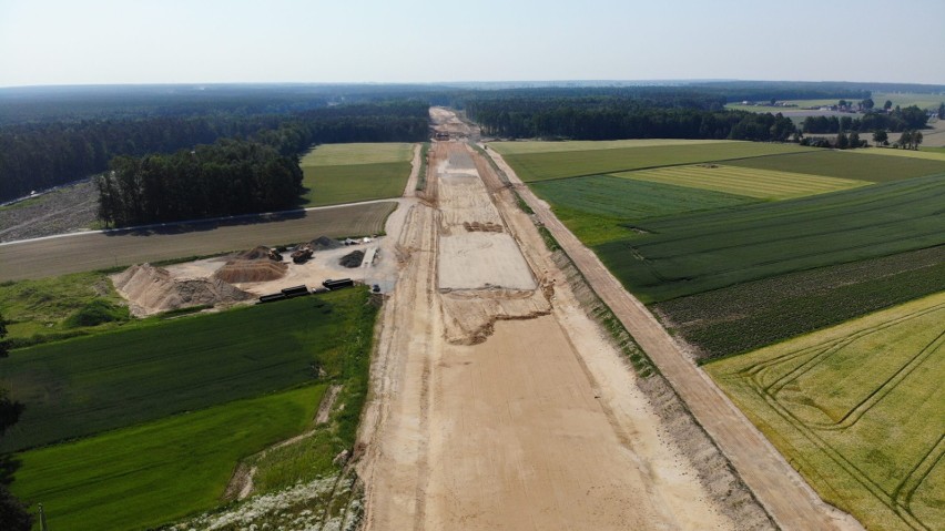 Trwa budowa obwodnicy Olesna, będącej fragmentem drogi S11.