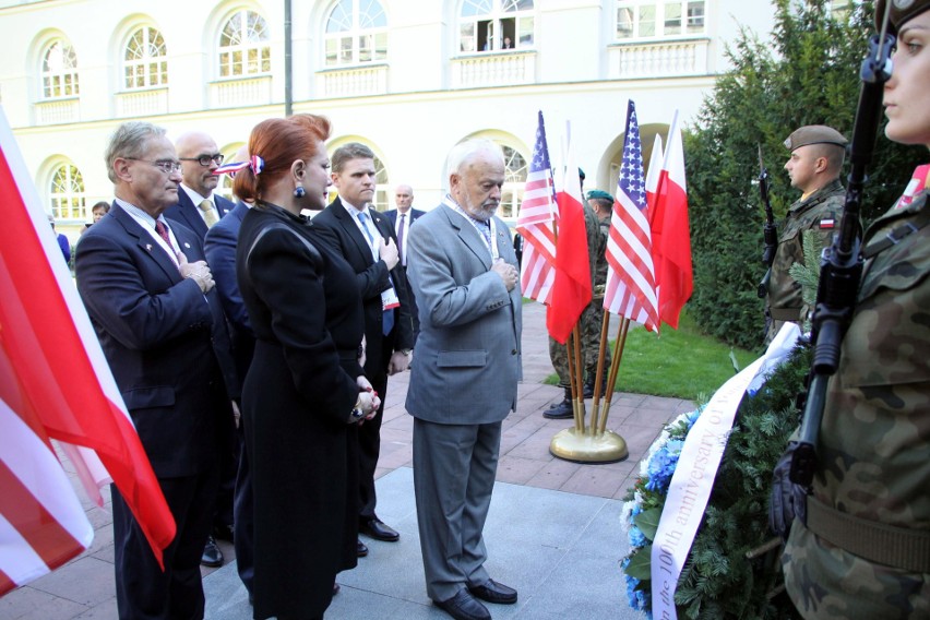 Georgette Mosbacher, ambasador USA w Polsce, wzięła udział w...