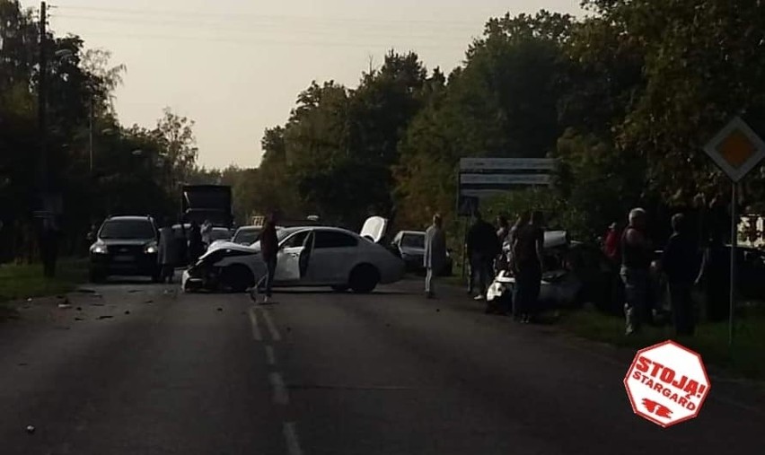 Czarny czwartek na stargardzkich drogach. Były wypadki i kolizje. Trzy osoby w szpitalu [ZDJĘCIA]