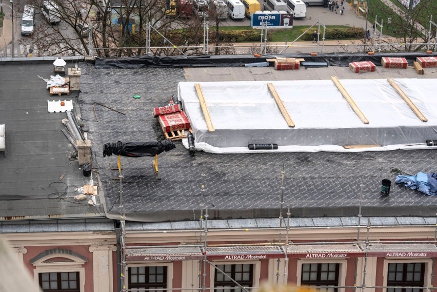  Remont na Zamku Lubelskim. Północne skrzydło nabiera kształtów. Zobacz zdjęcia