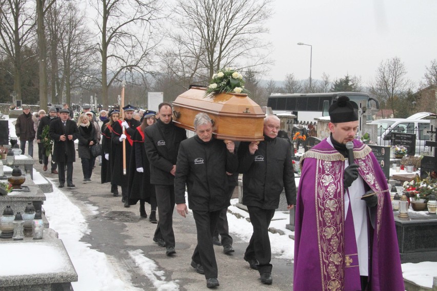 Pogrzeb Stanisława Ornatowskiego, byłego dyrektora kieleckiego liceum 