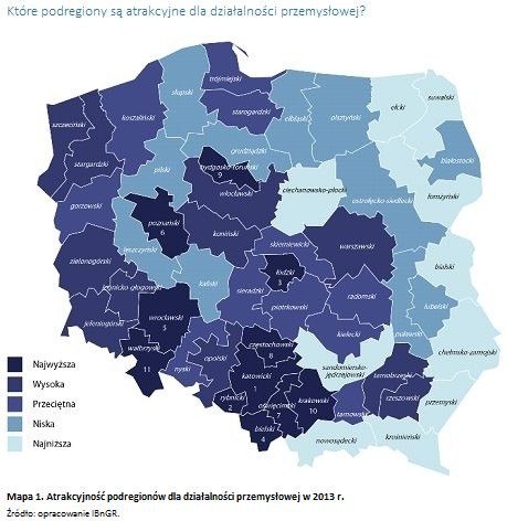 Woj. śląskie jest inwestycyjnym tygrysem - mówi raport Instytutu Badań nad Gospodarką Rynkową