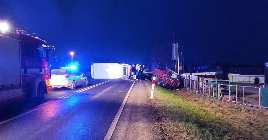 Poważny wypadek na DK 75 w Niepołomicach. Na ulicy Brzeskiej...