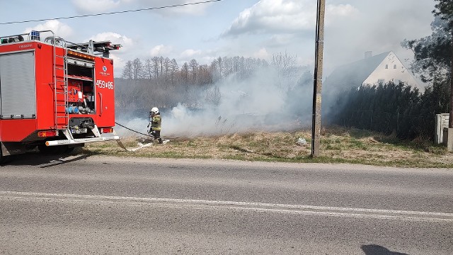 Pożar w Żarach(Kunice) mógł się skończyć tragicznie