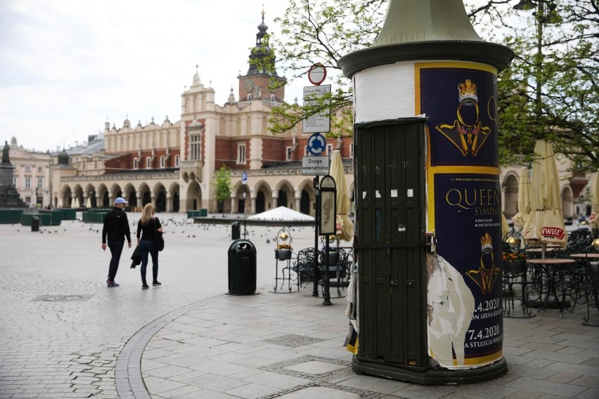 Kraków. Można wylicytować miejsca pod słupy reklamowe i zarazem kioski w samym sercu miasta