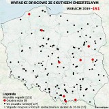 Małopolska "liderem" pod względem śmiertelnych wypadków na drogach