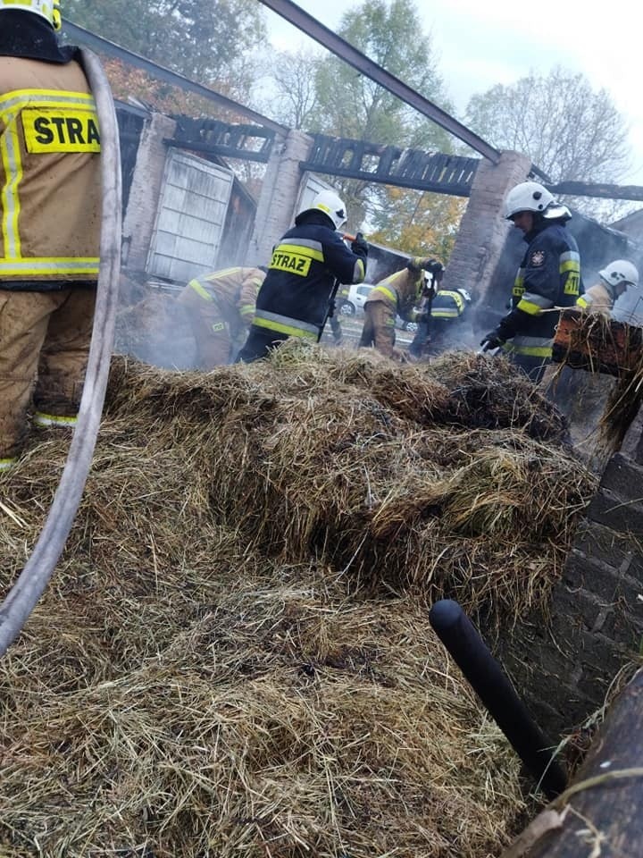W Męciszowie w gminie Zwoleń spłonęła stodoła. Śledczy...