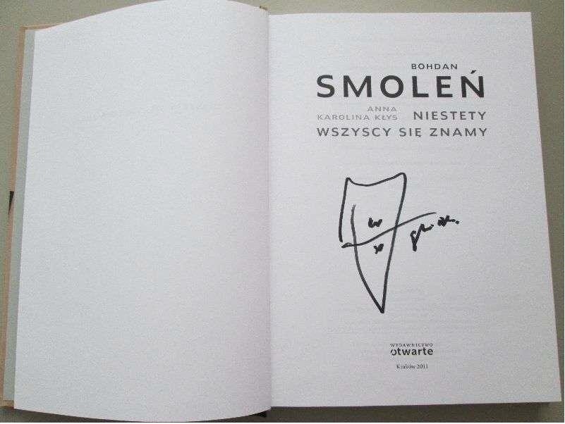 Autobiografia Smolenia z autografem