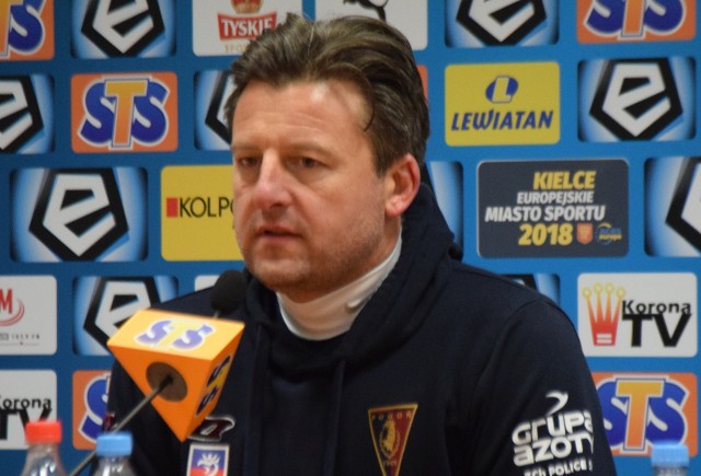 Kosta Runjaić, trener Pogoni, był zadowolony z postawy swojego zespołu w Kielcach.
