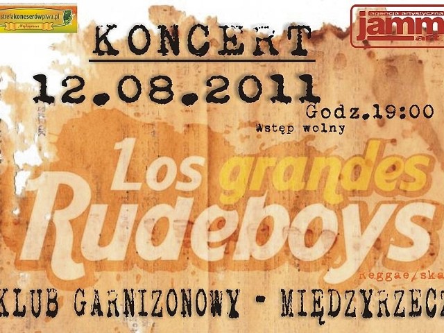 O 19.00 wystąpi zespół Los Grandes Rudeboys.