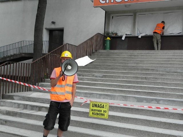 Happening Radka Sawickiego był w czasie Dni Chojnic. Po miesiącu okazało się, że faktycznie stan placówki nie jest najlepszy...