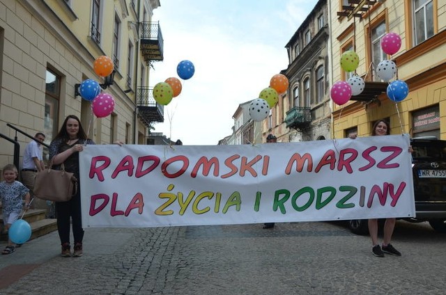 Ubiegłoroczny Marsz dla Życia i Rodziny w Radomiu.