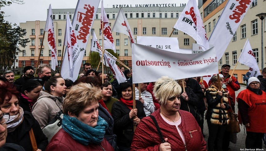 Protest przed Juraszem