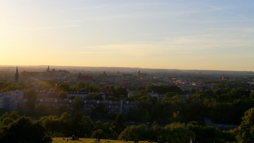 Piękna panorama Krakowa z Kopca Krakusa [ZDJĘCIA, WIDEO]