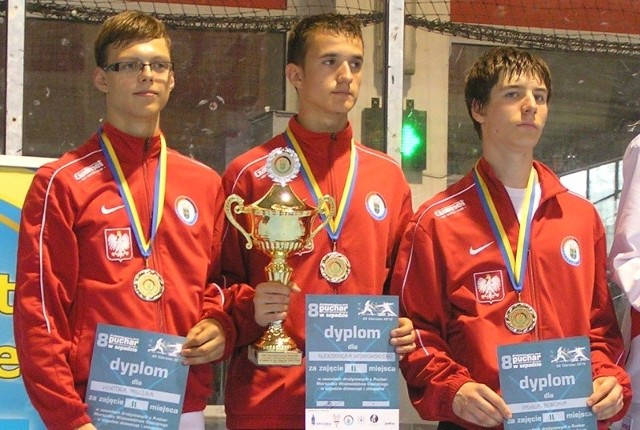 Wiktor Miller, Aleksander Wiśniowski, Paweł Boroń.