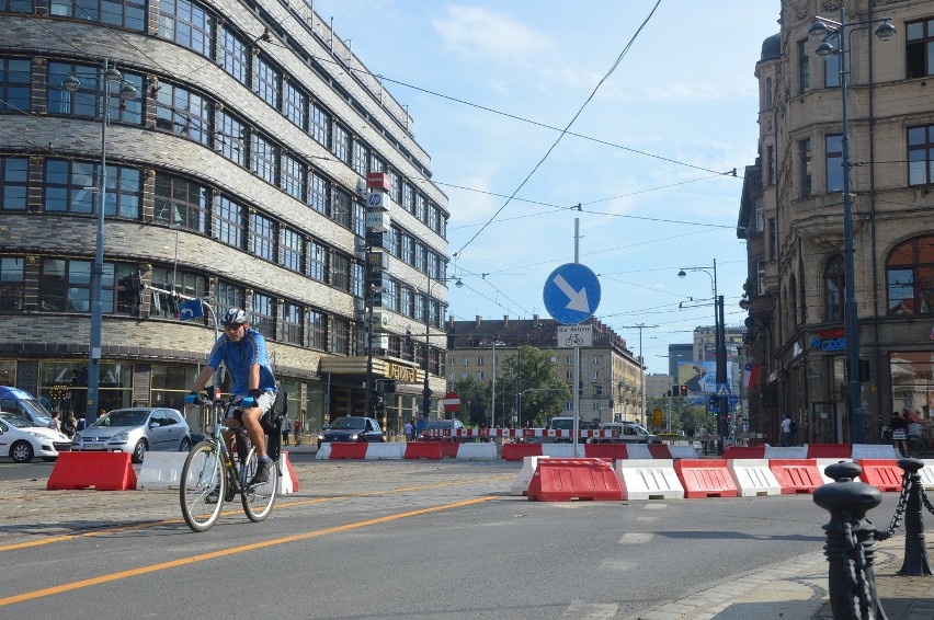 Remont na skrzyżowaniu Podwala i ul. Świdnickiej