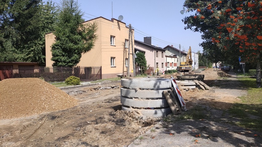 Tak wygląda remont ulicy Ogrodowej w Czeladzi...