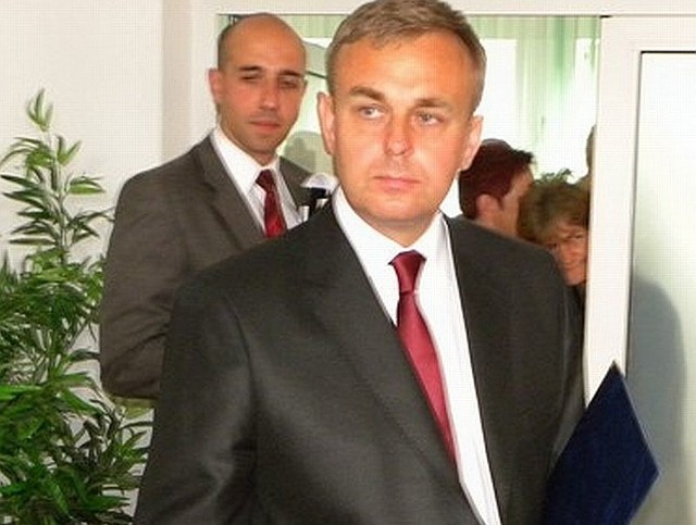 Wójt Piotr Leśnowolski.