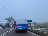 Wypadek na DK 16 w miejscowości Żarnowo Trzecie. Jedna osoba trafiła do szpitala