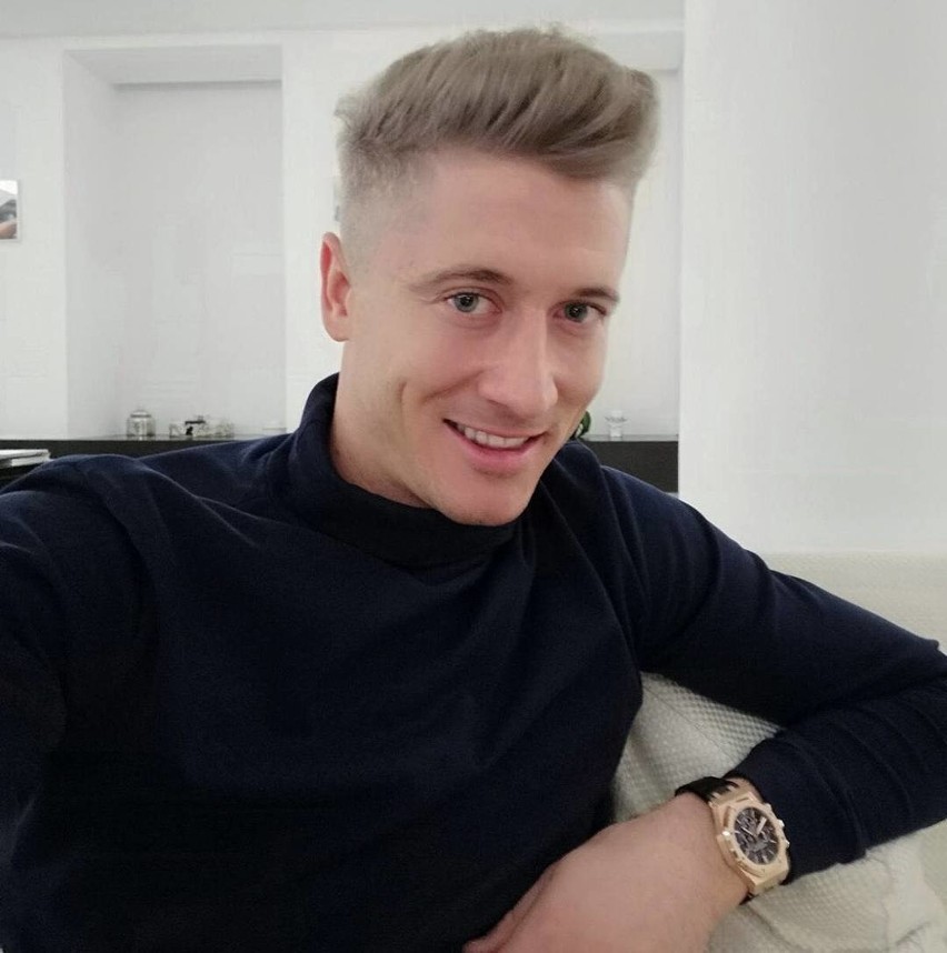 Robert Lewandowski: NOWA FRYZURA blond. Podoba Wam się? ZDJĘCIA