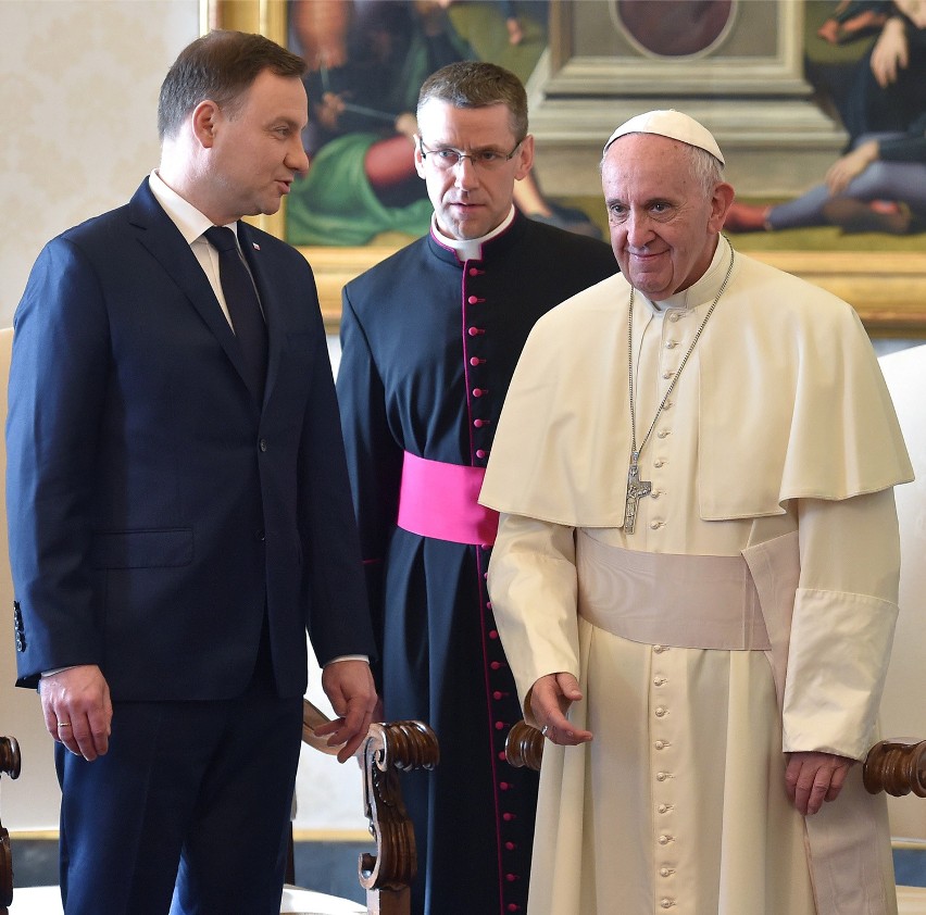 Papież Franciszek przyjął prezydenta Andrzeja Dudę na...