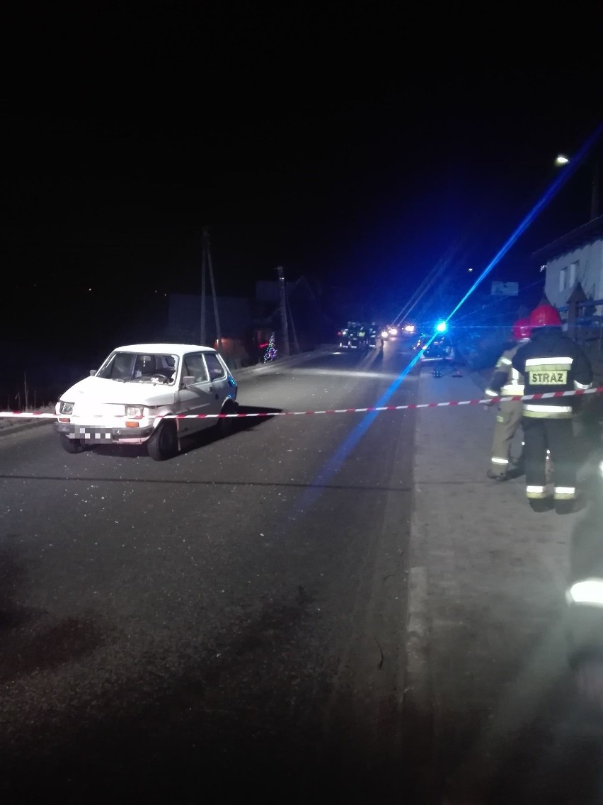 Podhale. Śmiertelny wypadek w Suchem. Nie żyje 45-letni mężczyzna 