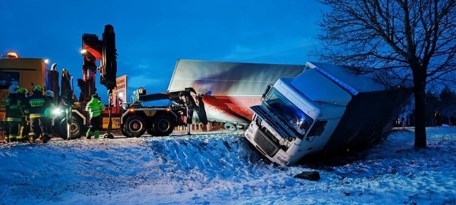 Wypadek w Lubiewicach wydarzył się nocą z 20 na 21 stycznia