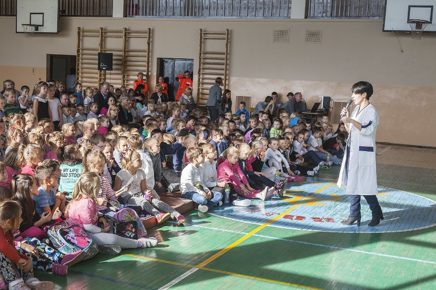 Akcja „Pierwszaki – zdrowo i bezpiecznie do szkoły” dotarła do Pińczowa