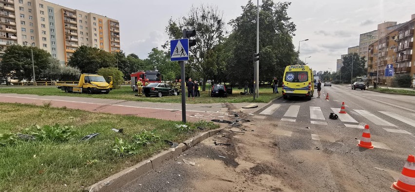 Do wypadku na rondzie Skrzetuskim doszło, gdy ruch sterowany...