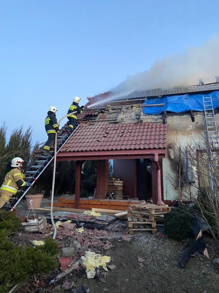 W domu Socholików w Łazach pożar wybuchał dwa razy w ciągu...