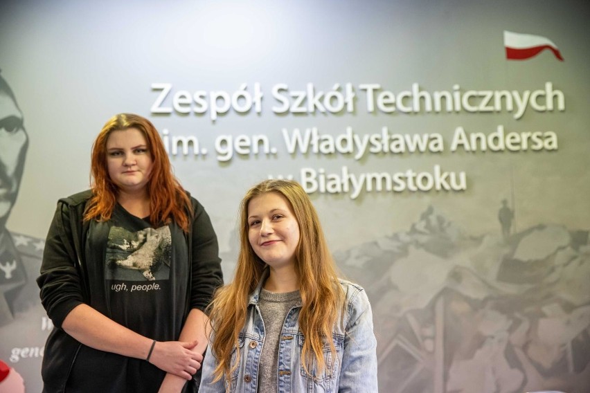 Uczniowie ZST w Białymstoku prezentowali swoje zwycięskie...