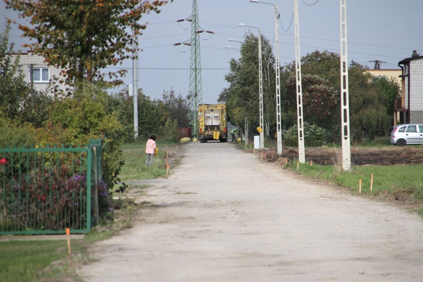 W Rudzie Wielkiej w gminie Wierzbica została zmodernizowana ulica Kalinowa