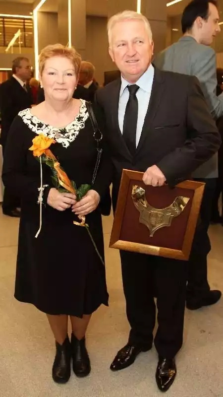 Ryszard Grzyb z żoną