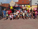 Wakacyjna impreza dla dzieci w siedzibie OSP Chełmno. Czwartek profilaktyczny. Zdjęcia