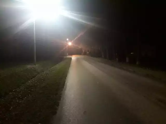 Tak prezentuje się nowe oświetlenie uliczne w gminie Krasocin.