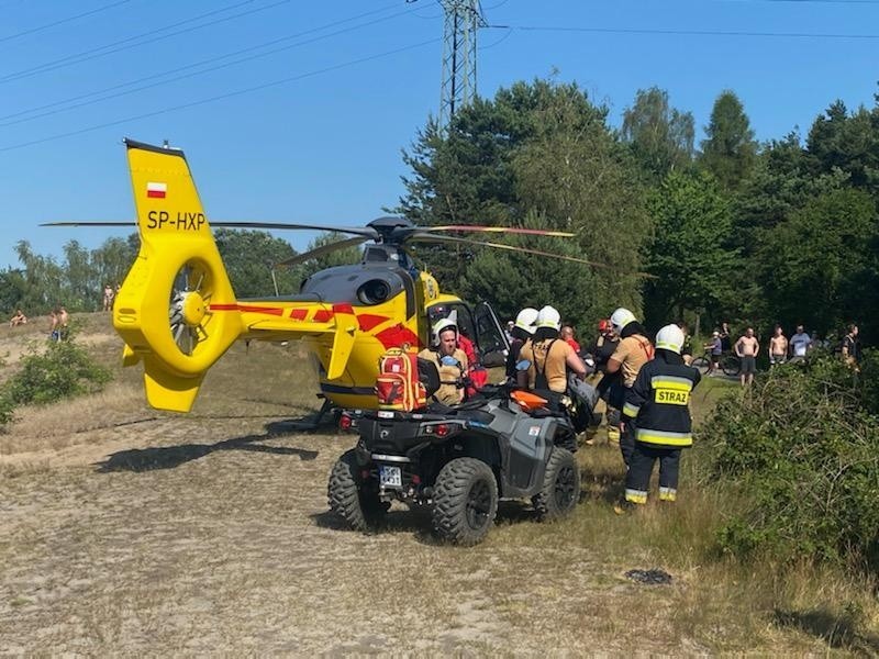 Wypadek nad zalewem Nakło-Chechło