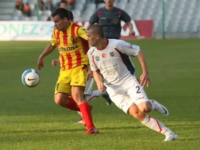 Tomasz Nowak rozegrał cały mecz przeciwko Odrze Opole. Liczy też na występ w sobotnim spotkaniu w Poznaniu.