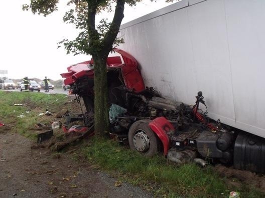 Brzeźno: Dwie osoby ranne w wypadku na drodze krajowej nr 92