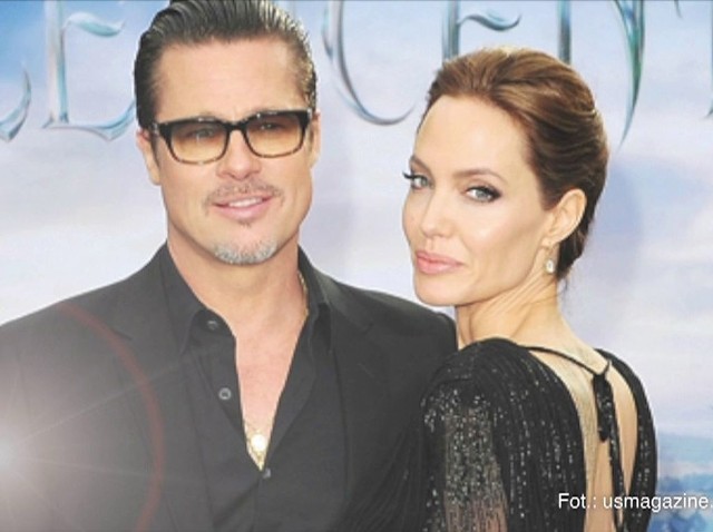 Słynna hollywoodzka para - Angelina Jolie i Brad Pitt - pobrali się w tajemnicy przed mediami