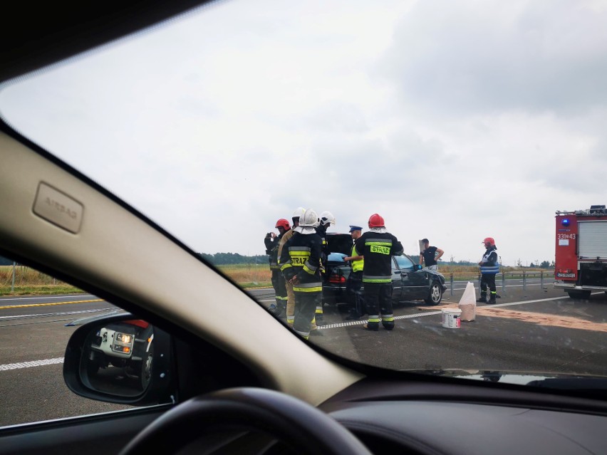 Na drodze S6 w okolicach Koszalina doszło do zderzenia dwóch...