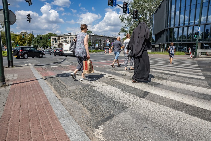 Kraków. Remont na rondzie Matecznego. Na razie sprytnie i bez utrudnień