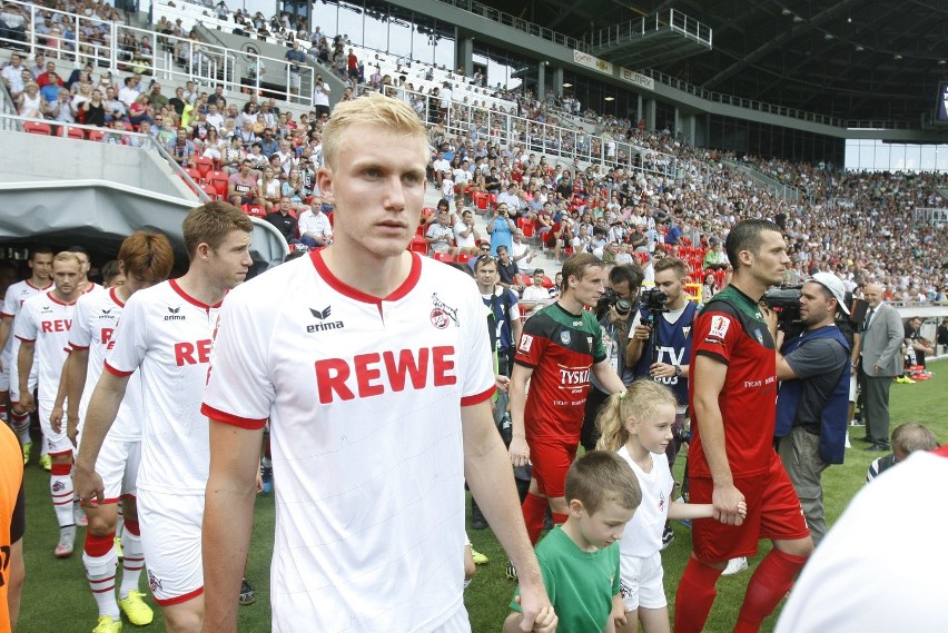 Mecz GKS Tychy - FC Koeln na otwarcie stadionu w Tychach