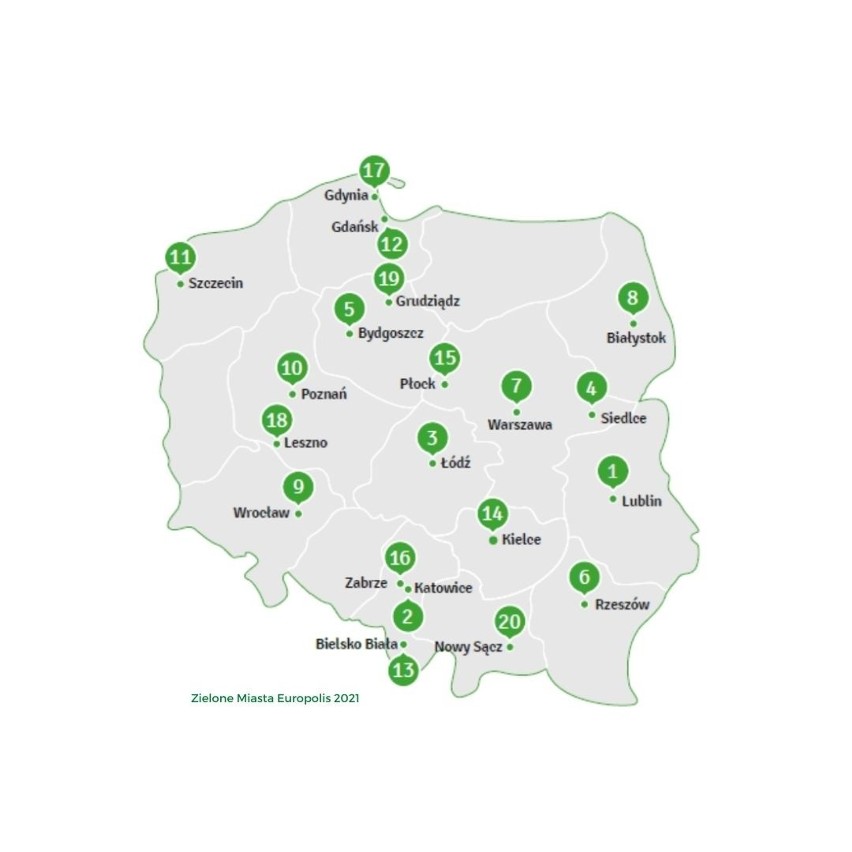 Lublin najbardziej ekologicznym miastem w Polsce. Tak zdecydowali twórcy rankingu Europolis