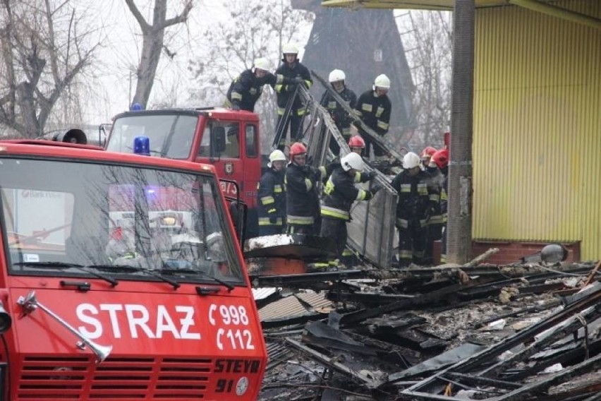 Pożar CH Retman w Tczewie